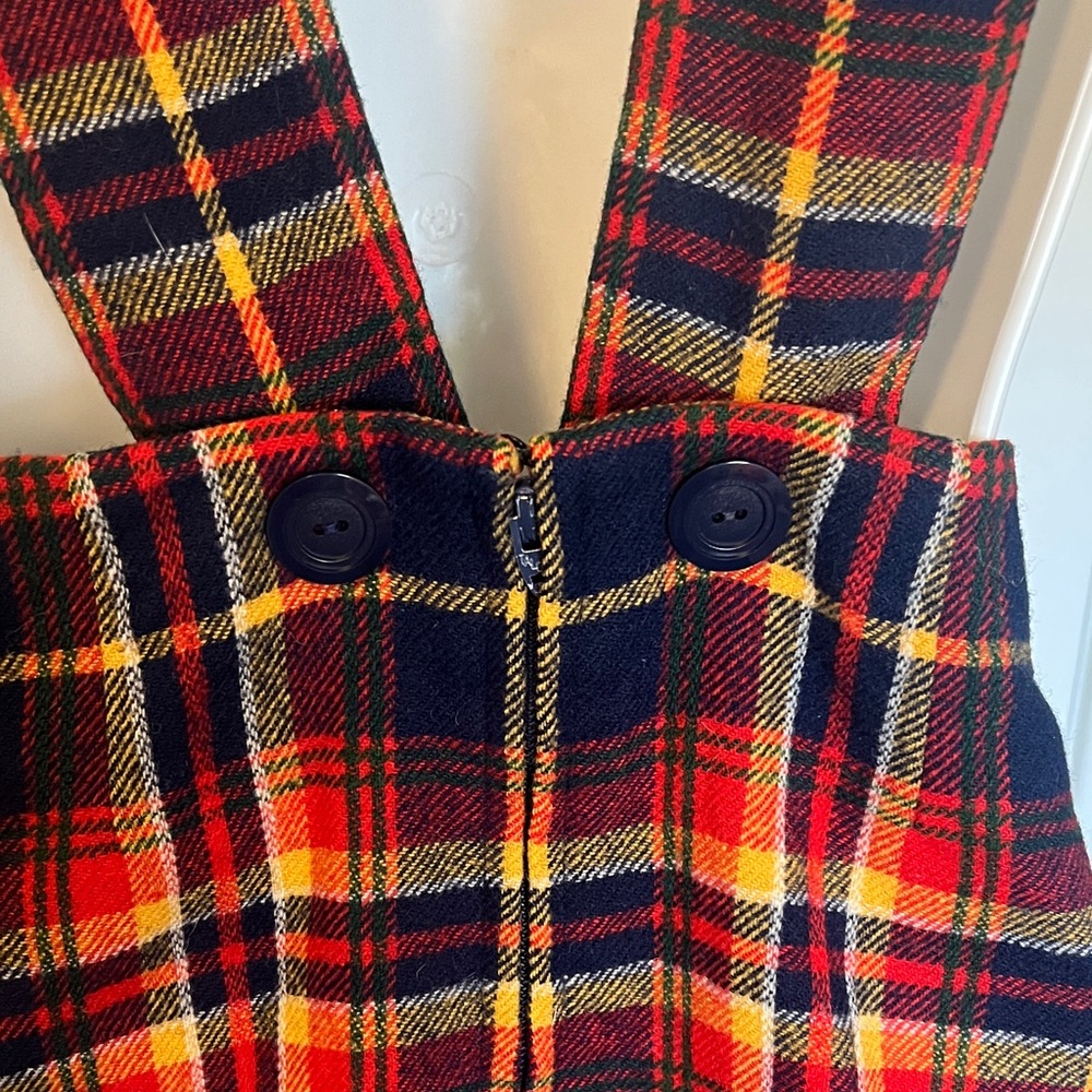Rare Pendleton Unique Virgin Wool Plaid Sleeveles… - image 6